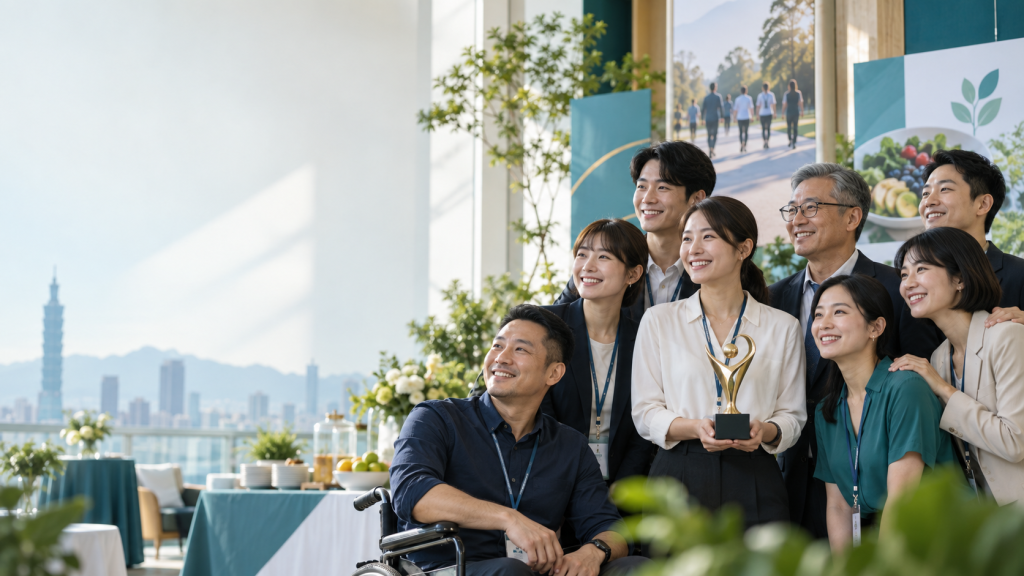企業團隊以健康職場成果獲得肯定