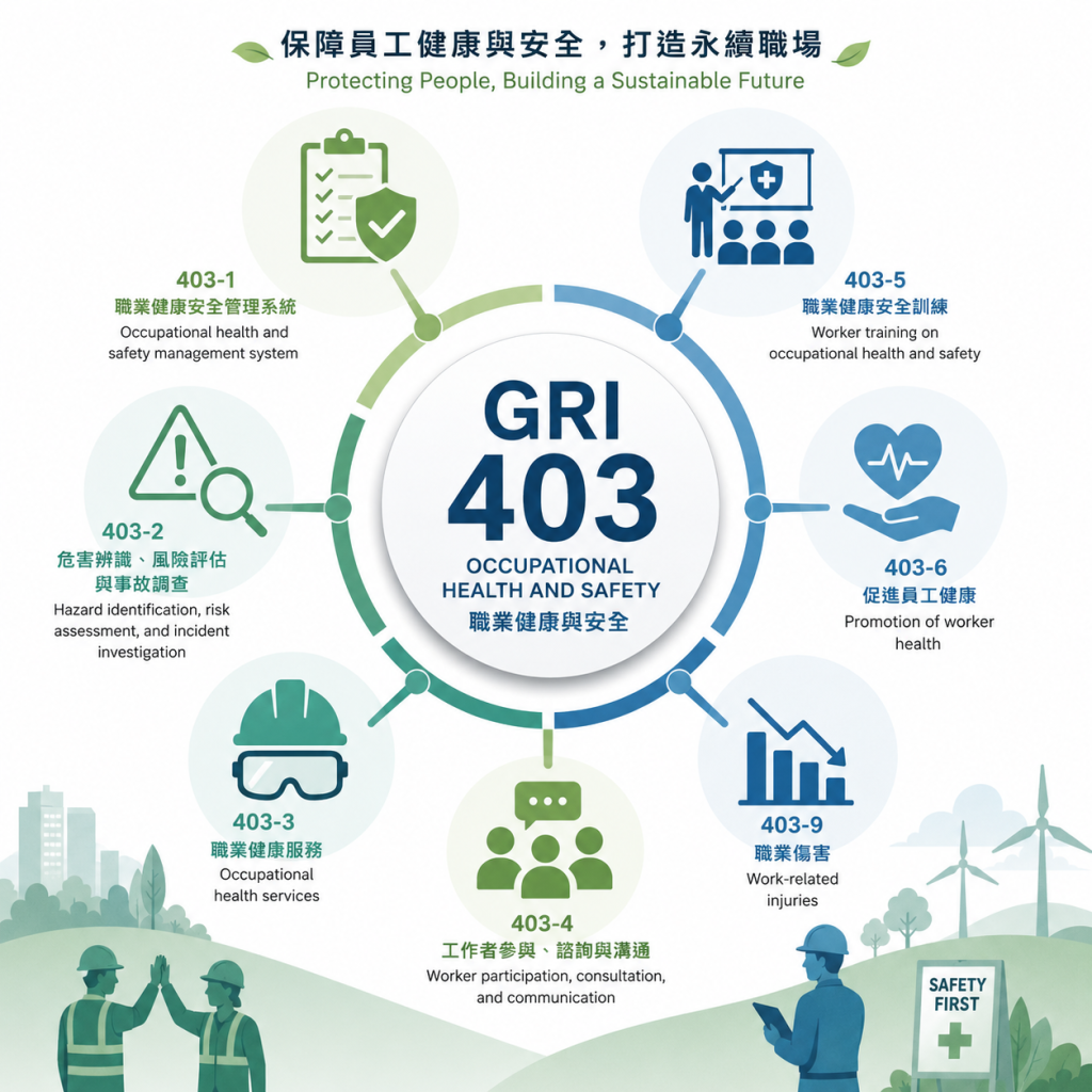 GRI 403-6 ESG 健康促進管理架構