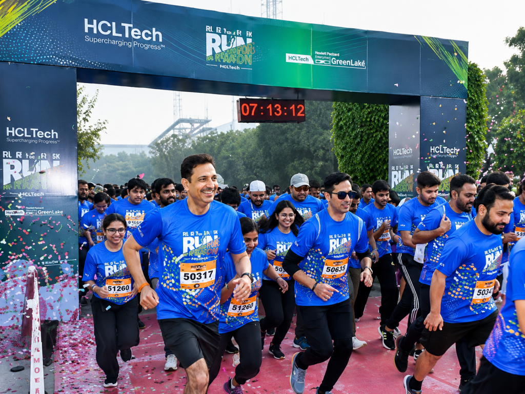 HCLTech 員工參與路跑活動，呈現 Employee Well-being 與企業健康 ESG 投入