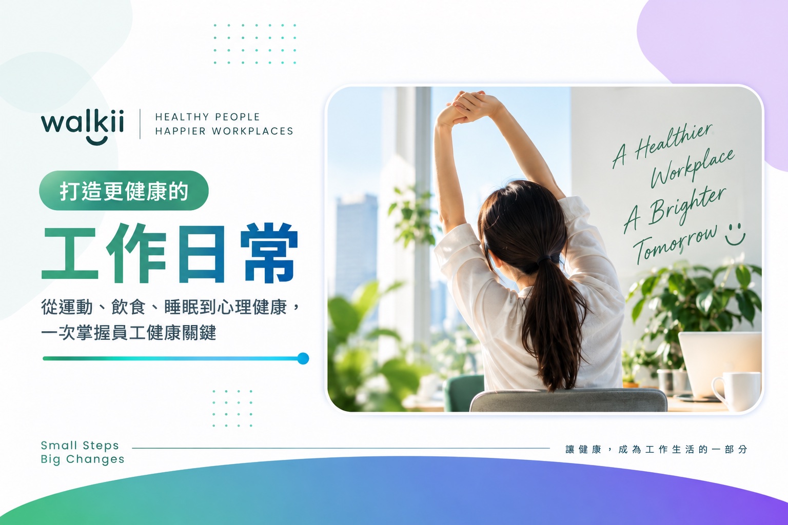 Walkii 員工健康趨勢：從運動、飲食、睡眠到心理健康，打造更健康的工作日常