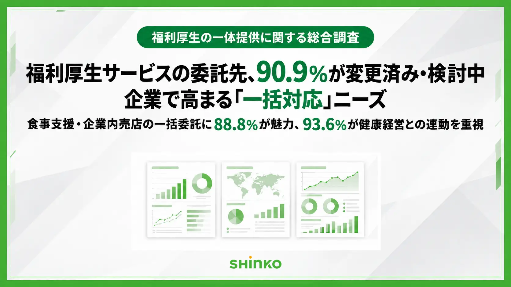 日本企業福利調查餐食支援健康經營一站式Employee Well-being趨勢